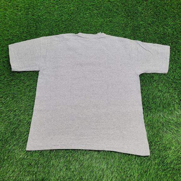 Vintage 90s Iowa Hawkeyes Shirt XL 23x27 Gray Spellout - Picture 2 of 12